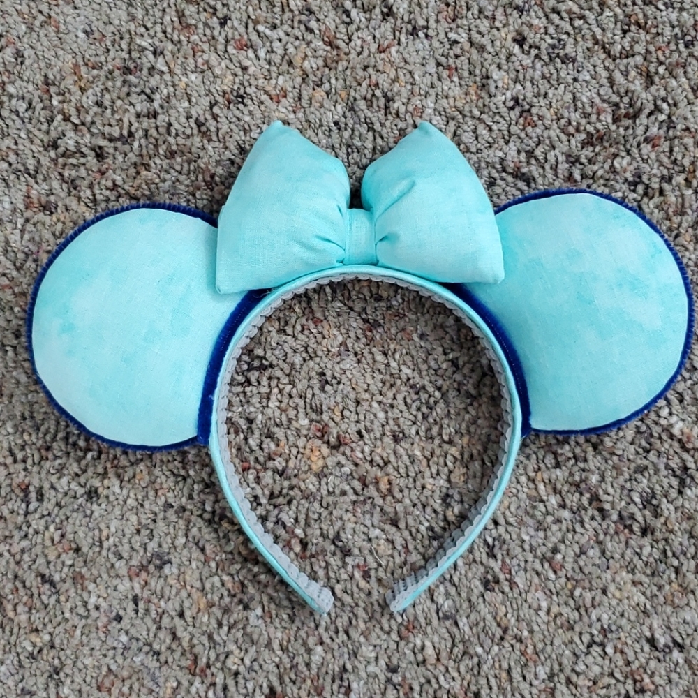 Disney Ears Headband- Turquoise and Blue